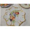 Image 2 : LOT 3 HANDPAINTED HAND PAINTED FRUIT PLATES SIGNED