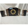 Image 1 : ANTIQUE MARBLE ART DECO 3 PIECE CLOCK SET