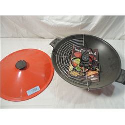 NEW NEVER USED ELECTRIC WOK CHINESE ASIAN JAPAN