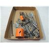 Image 1 : BOX LOT DRILL BITS HOLE SAWS WOOD METAL STEEL