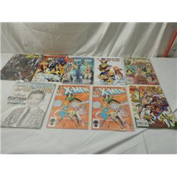 LOT 9 ASSORTED XMEN COMICS