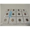 Image 1 : LOT 12 OLD WHEAT PENNY COINS CENTS VARIOUS YEARS