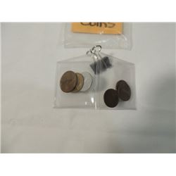 LOT 6 MISC INTERNATIONAL ANIMAL COINS