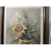 Image 2 : VINTAGE FRAMED PRINT "SUNFLOWERS" G. BULLA