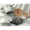 Image 1 : HUGE LOT METALWARE COPPER PANS POTS MORE
