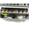 Image 2 : PLANO TACKLE BOX FULL OF FISHING LURES GEAR MORE
