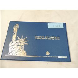 STATUE  LIBERTY COMMEMORATIVE FIRST DAY COIN STAMP