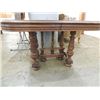 Image 2 : WALNUT DINING TABLE KITCHEN ANTIQUE ART DECO