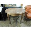 Image 1 : ROUND OAK DINING KITCHEN TABLE QUEEN ANNE STYLE
