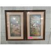 Image 1 : FRAMED AND MATTED ART PRINT WITH GARDEN SCENE
