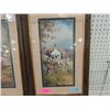 Image 2 : FRAMED AND MATTED ART PRINT WITH GARDEN SCENE