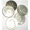 Image 1 : 5 TOTAL SILVER KENNEDY HALF DOLLARS *MIXED DATES & GRADES-NICE EARLY SILVER HALF DOLLARS*!!