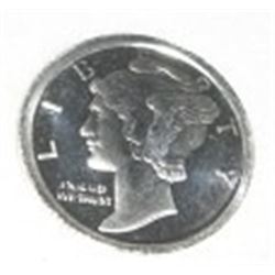 SILVER MERCURY HEAD DIME 1/10oz .999 FINE SILVER *MS HIGH GRADE*!! MERCURY HEAD CAME OUT OF SAFE BOX