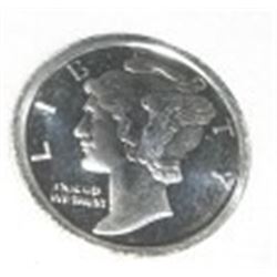 SILVER MERCURY HEAD DIME 1/10oz .999 FINE SILVER *MS HIGH GRADE*!! MERCURY HEAD CAME OUT OF SAFE BOX