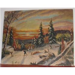 Voyageurs Snowshoes Tabogganing Trail