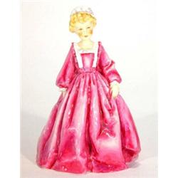 Hand painted Royal Worcester figurine 'Grandmother's Dress', modelled by F.G. Doughty, 16cm high,…