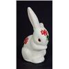 Image 1 : Seated Plitcha rabbit hand painted with flowers, marks to base, 8cm high…