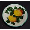 Image 1 : Wemyss pottery plate hand painted with sprigs of oranges, retailed by T Goode & Co London, impres…