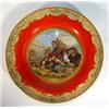 Image 1 : Victorian Prattware plate, hand coloured and transfer printed with a panel of figures entitled 'I…