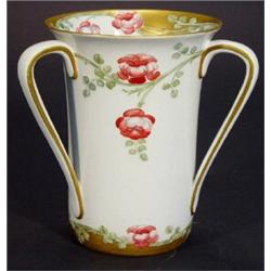 Moorcroft MacIntyre 18th century Florian ware tyg hand painted with a band of flowers and foliage…