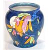 Hand painted Carltonware Handcraft vase decorated with stylised oranges and leaves, marks to base…