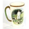 Image 1 : Hand coloured and transfer printed Copeland 'The Groom' patterned tankard, signed by Lionel Edwar…