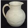 Image 1 : White glazed Victorian Copeland  parian jug, lozenge marks to base…