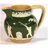 Image 1 : Victorian Copeland Spode jug relief moulded with golfers…