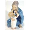 Hand painted Bing & Grundel figurine of a mother and child, marks to base, 14cm high…