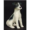 Image 1 : Hand painted seated terrier dog, 16cm high…