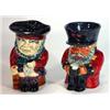 Image 1 : Two hand painted Shorter & Son character jugs, marks to base, 18cm high…