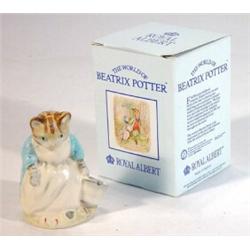 Boxed Royal Albert Beatrix Potter 'Ribby and Patty Pan ', marks to base…