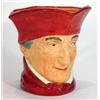 Image 1 : Large hand painted Royal Doulton Cardinal character jug, marks to base, 18cm high…