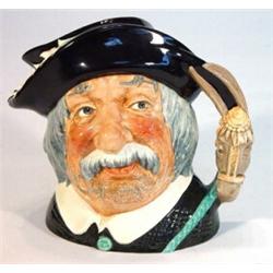 Large hand painted Royal Doulton 'Sancho Panca' character jug, marks to base…