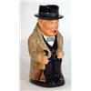 Image 1 : Large hand painted 'Winston Churchill' toby jug, marks to base, 23cm high…