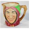 Image 1 : Large hand painted Royal Doulton 'Touchstone' character jug, 15cm high, marks to base…