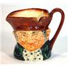 Image 1 : Small hand painted Royal Doulton 'Old Charlie' character jug, marks to base, 8cm high…