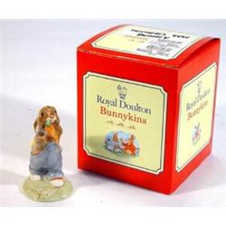 Boxed Royal Doulton hand painted 'Mother's Day' Bunnikins, marks to base…