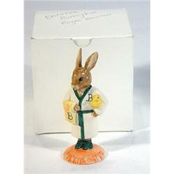 Boxed Hand painted Royal Doulton 'Bathtime Bunnykins', marks to base…