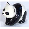 Image 1 : Hand painted Beswick crouching panda, marks to base, 6cm high…