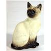 Image 1 : Hand painted Beswick seated Siamese cat, marks to base, 12cm high…