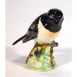 Hand painted Beswick Stonechat  marks to base, 9cm high…