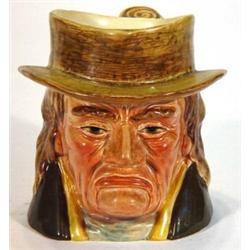 Hand painted Beswick 'Martin Chufflewit' character jug, impressed marks to base, 13cm high…