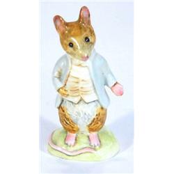 Hand painted Beswick Beatrix Potter's 'Johnny Townmouse' with gold back stamp…