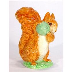 Hand painted Beswick Beatrix Potter's 'Squirrel Nutkin' brown back stamp…