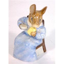 Hand painted Beswick Beatrix Potter's 'Cottontail' brown back stamp…