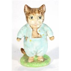 Hand painted Beswick Beatrix Potter's 'Tom Kitten' brown back stamp…