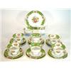 Image 1 : Shelley 'Duchess' patterned teaset, comprising six cups, saucers, side plates, milk jug, sugar bo…