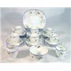 Image 1 : Seven place hand coloured and transfer printed floral Sutherland china teaset…