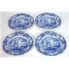 Image 1 : Six Copeland Spode 'Italian' patterned plates, marks to back, 27cm diameter…